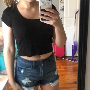 Black Crop Top